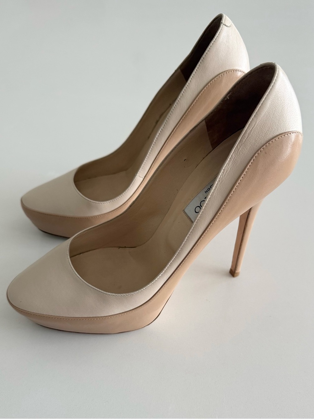 JIMMY CHOOSE London Sepia Two Tone Platform Pump -  40.5